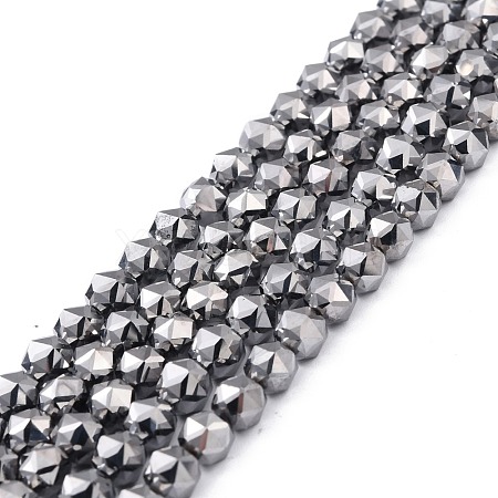 Terahertz Stone Beads Strands G-D461-17D-1
