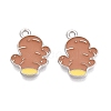 Alloy Enamel Pendants ENAM-Q003-06P-1