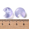 Baking Paint Transparent Glass Beads DGLA-F003-01I-3