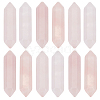 Olycraft 12Pcs Faceted Natural Rose Quartz Healing Stones G-OC0005-24-1