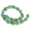 Natural Gemstone Green Aventurine Beads Strands G-N342-56-3