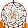 Woven Net/Web with Feather Pendant Decoration PW-WGF2DE2-01-4