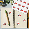 8 Sheets Plastic Waterproof Self-Adhesive Picture Stickers DIY-WH0428-053-4