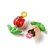 Alloy Enamel Pendants AL-CBAEAA8-01-2