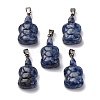 Natural Blue Spot Jasper Pendants G-B127-06P-10-1