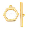 Brass Toggle Clasps KK-A223-06G-2