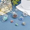 SUNNYCLUE 100Pcs 4 Styles Iron Wire Pendants IFIN-SC0001-25-5