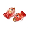Handmade Dichroic Foil Lampwork Pendants X1-DICH-G001-01G-03-2