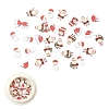 50Pcs Christmas Theme Paper Cabochons MRMJ-YW0001-069G-1