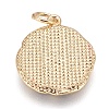 Brass Enamel Pendants KK-O113-03G-A-2
