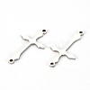 Non-Tarnish 201 Stainless Steel Link Connectors X-STAS-S110-086P-2
