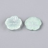 Transparent Spray Painted Glass Beads GLAA-Q089-003-E001-1-2