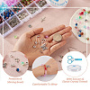 DIY Beaded Dangle Earring Pendant Decoration Making Kit DIY-TA0008-02-4