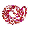 Electroplate Opaque Solid Color Glass Beads Strands EGLA-N002-27-B01-2