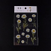 Daisy Pattern Waterproof Plastic Scrapbooking Stickers DIY-WH0158-49C-2