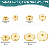   160Pcs 4 Styles Brass Spacer Beads KK-PH0005-95G-2