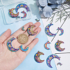   16Pcs 4 Style Alloy & 304 Stainless Steel Pendants FIND-PH0006-49-3