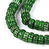 Handmade Millefiori Glass Beads Strands LAMP-T021-27B-06-3
