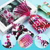 100Pcs 4 Styles Rectangle Plastic Candy Bags ABAG-WH20013-19E-3