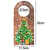 Christmas DIY Diamond Painting Door Decoration Kits PW-WG0AE6E-03-1