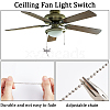 Tibetan Style Alloy Rhinestone Ceiling Fan Pull Chain Extenders AJEW-AB00124-7