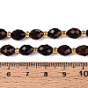 Natural Orange Garnet Beads Strands G-N342-35-8x6-05-5