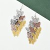 430 Stainless Steel Butterfly Dangle Earrings EJEW-A137-05P-03-3