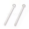 304 Stainless Steel Pendants STAS-P186-05P-33mm-1