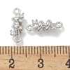 Rack Plating Brass Clear Cubic Zirconia Vortex Connector Charms KK-L224-069P-3