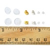 400Pcs 4 Style Iron & Plastic Ear Nuts FIND-FS0001-87-4