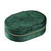 Italian Velvet Double Layers Jewelry Set Storage Zipper Boxes CON-G023-10E-1