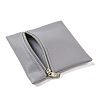 Imitation Leather Jewelry Storage Zipper Bags ABAG-G016-01B-4