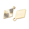 Brass Charms X-KK-F831-026G-RS-3