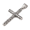 Easter 304 Stainless Steel Pendants STAS-E526-05AS-2