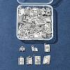 60Pcs Tibetan Style Alloy Pendants for Teachers' Day TIBEP-FS0001-22-7