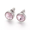 304 Stainless Steel Stud Earrings EJEW-F182-A06-1