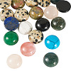 20Pcs Natural & Synthetic Mixed Gemstone Cabochons G-TA0002-76B-3