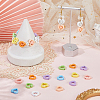 32Pcs 8 Colors Baking Paint Alloy Bead Frame FIND-SP0004-50A-3