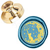 Wax Seal Brass Stamp Head AJEW-WH0209-383-1