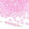 Eco-Friendly Transparent Acrylic Beads PL642-10-1