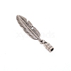 Alloy Cord Ends PALLOY-WH0093-08A-2