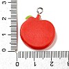 Opaque Resin Pendants RESI-K045-01C-3