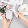 Plastic Soap Container Travel Soap Case Holder Soap Dishes with Linen Soap Bag for Home Bathroom Outdoor AJEW-BC0004-02-3