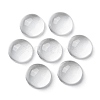 Transparent Half Round Glass Cabochons X-GGLA-R027-10mm-4