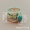 Alloy and Resin Finger Rings FS-WGDE678-04-5
