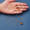 Persimmon Bumpy Earrings Bangle Necklace Making Kits DIY-YW0004-28-8