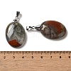 Natural African Bloodstone Pendants G-Z055-03P-01-3