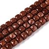 Synthetic Goldstone Beads Strands G-N342-129-1