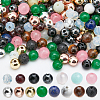 15 Strands 15 Style Natural & Synthetic Gemstone Beads Strands G-OC0002-10-4
