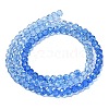 Transparent Painted Glass Beads Strands X1-DGLA-A034-T4mm-A01-5